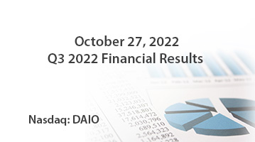 Q3 DAIO Financial Results