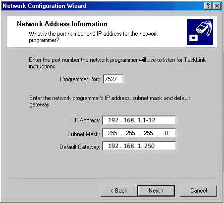 Network Configuration Wizard