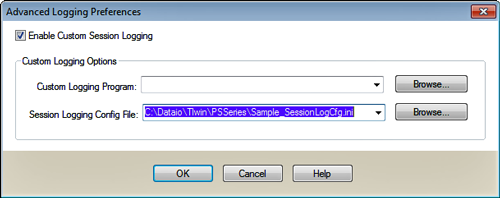 Advanced Logging Preferences